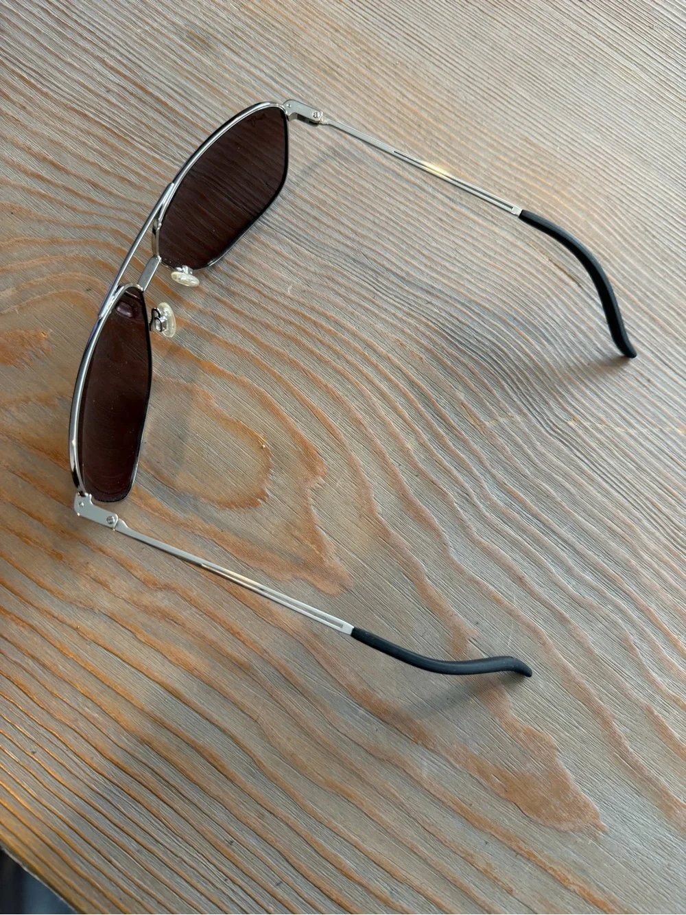 Maui Jim Aviator Sunglasses with Blue Gradient Lenses